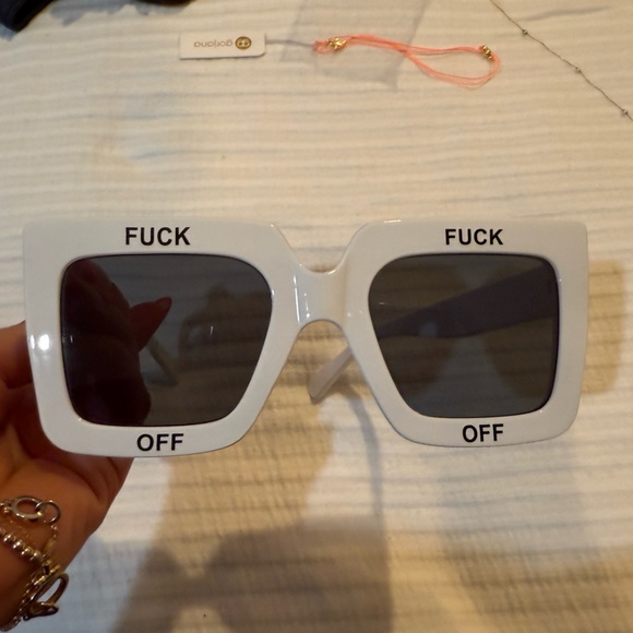 F Off Chunky Glasses - Picture 6 of 6